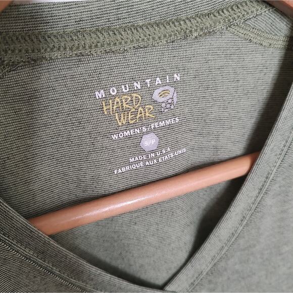 Mountain Hardwear Moss Green Tee Size Small - Picture 2 of 8